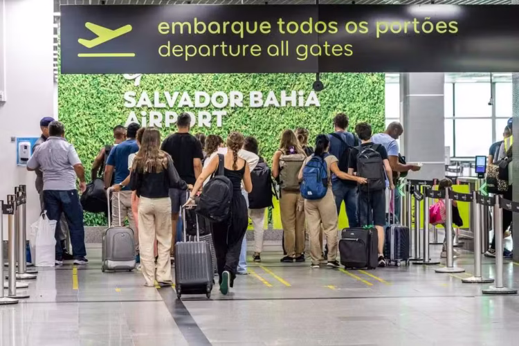 Embarque aeroporto de Salvador